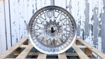 Set of 19 Inch Work VSXV Hyper Black JDM Style Wheels Rims 19x9.5 19x10.5 +22/+25 5x114.3