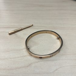 Cartier LOVE Bracelet 4 Diamond Rose Gold