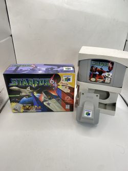 StarFox 64  Nintendo 64 N64 Big Box w/ Rumble Pak Authentic w Tray no manual