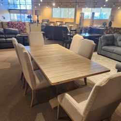 Table With  And 6 Chairs. 