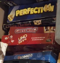 Board Games $3 Each Box