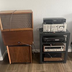 Vintage stereo set