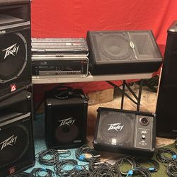 Band and sound equipment with wires