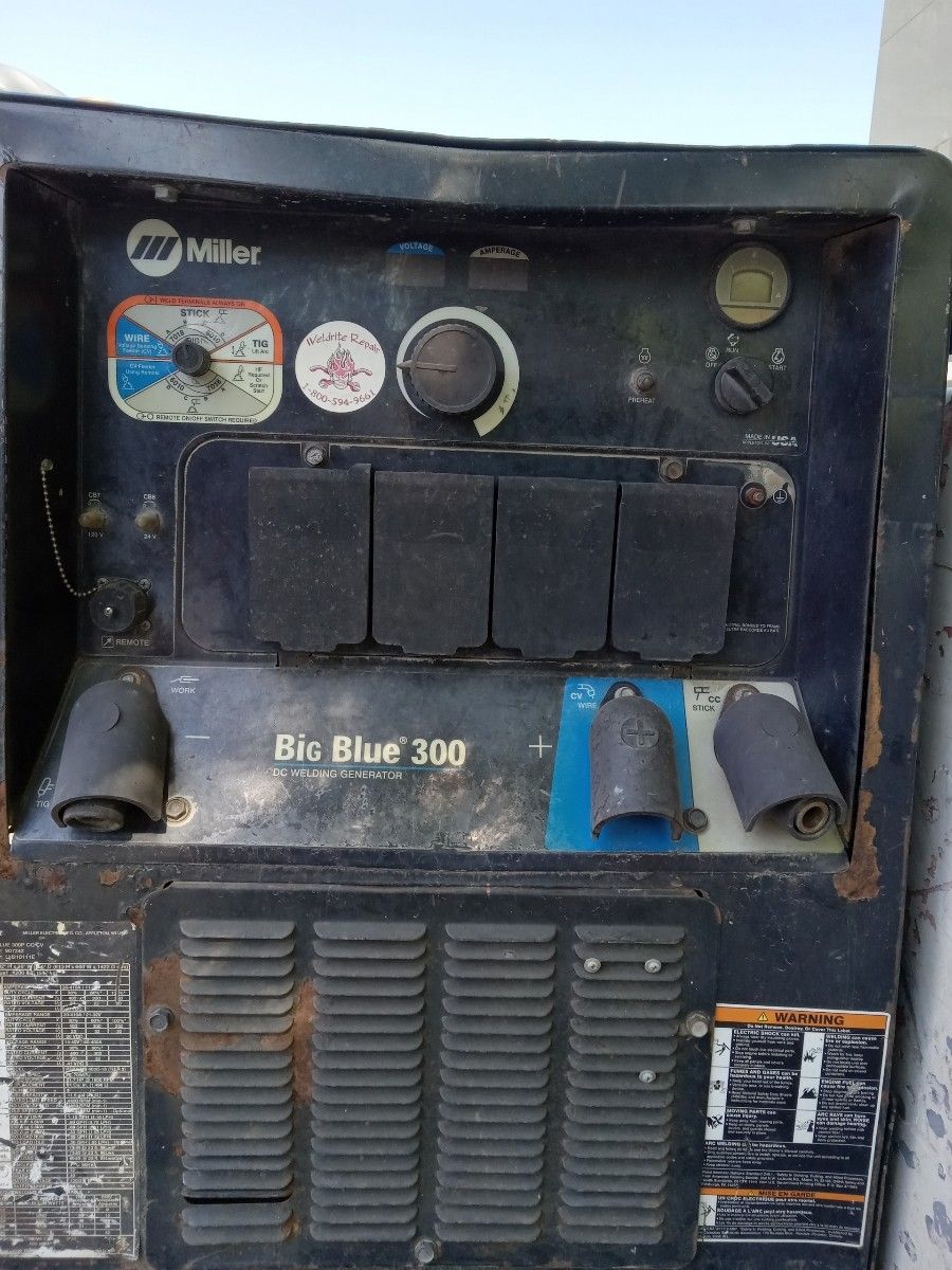 miller big blue 300 diesel welder