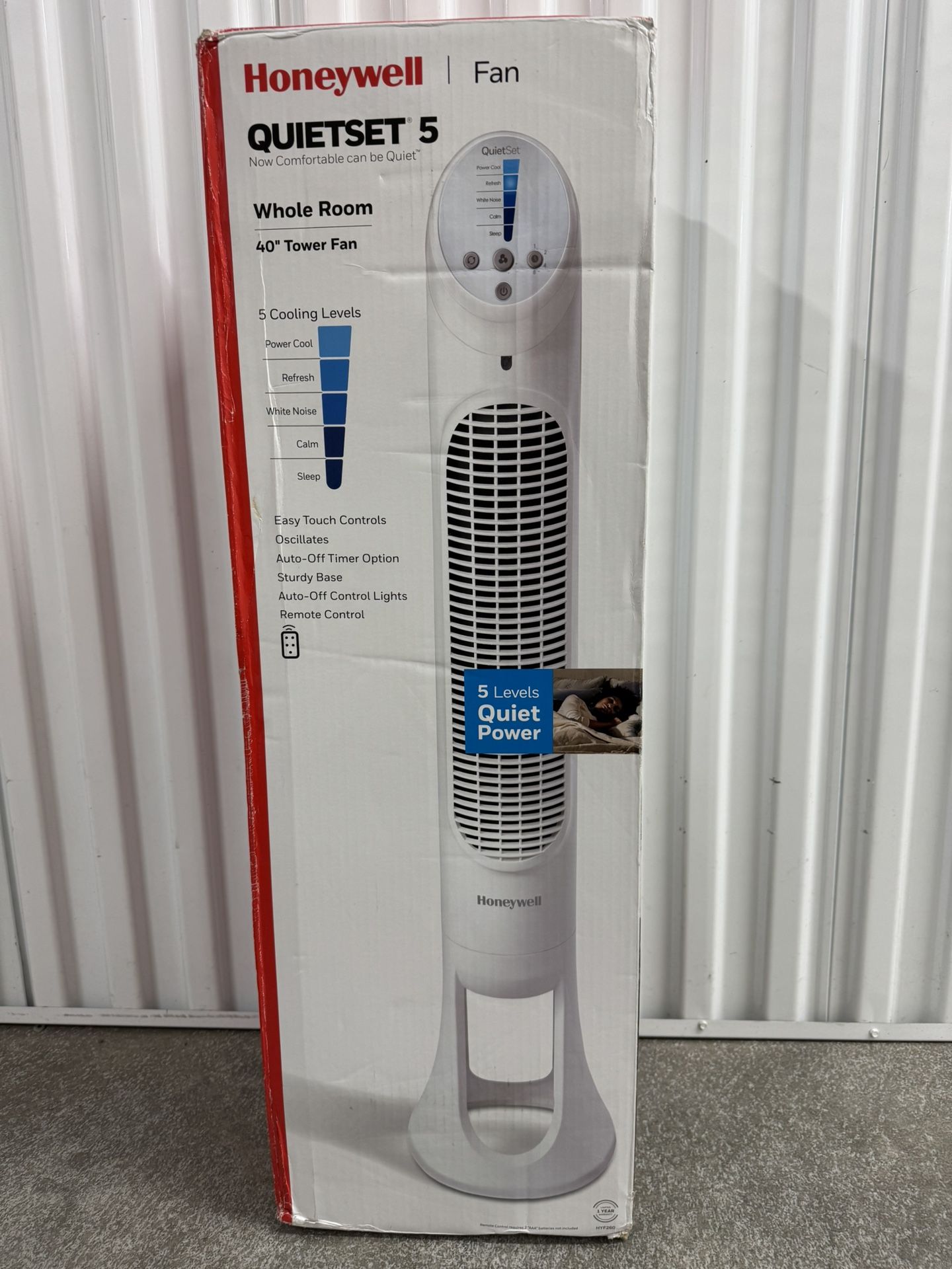 Brand New Honeywell Quietset 40” Tower Fan With Remote Control