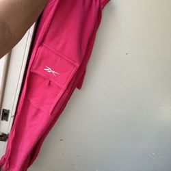 Reebok Hot Pink ! Barbie Style Sweatpants 