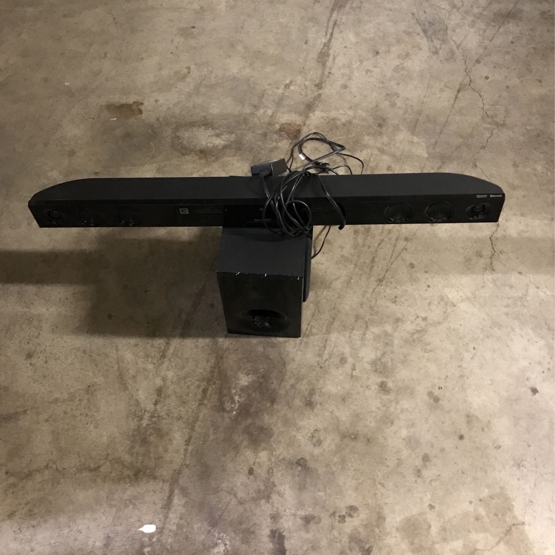 Sharp Soundbar Bluetooth Doulby Sound Set Excellent Working Condition