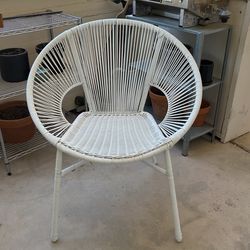 World Market White Chair