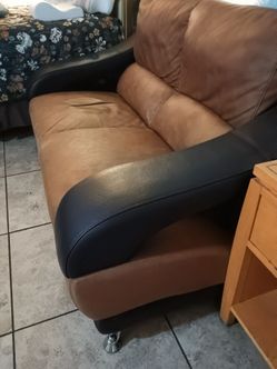 Leather Loveseat