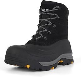 NEW Size 7 Men Insulated Winter Snow Boots WATERPROOF 3M Thinsulate Leather
8 Inch Lace Up TPE Shell Slip Resistant Outsole Water Resistant Treated Su