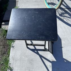 Criss-crossed End Table 