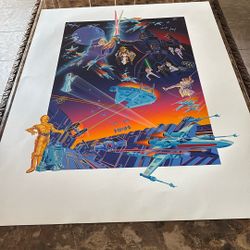 Melanie Taylor Kent 1992 Star Wars Serigraph 🔥