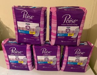 poises pads