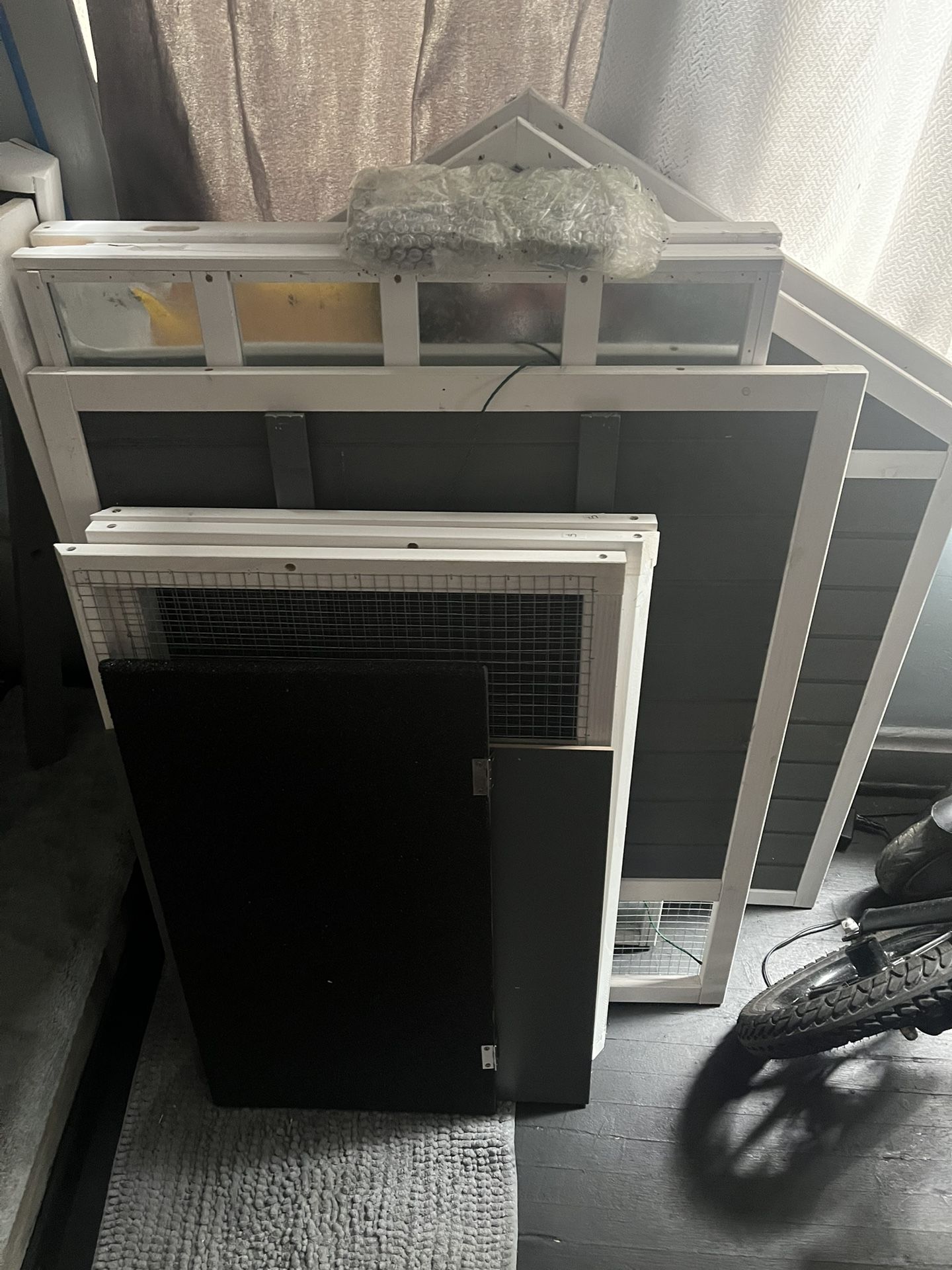 A Chicken Coop or A Catio Or A Rabbit Hutch