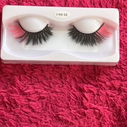 Pink And Black Eyelashes 