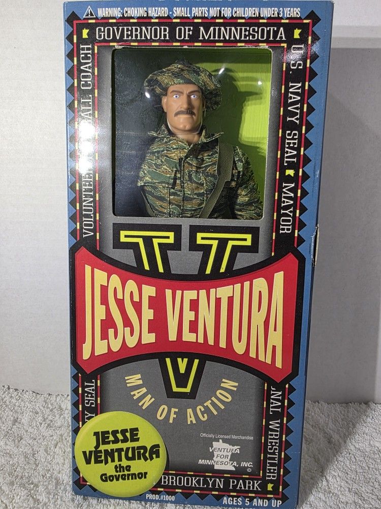 1999 Jesse Ventura as US NAVY SEAL: action figure