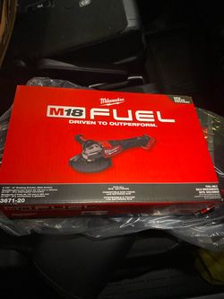 M18 FUEL 18V Lithium-Ion Brushless Cordless 4-1/2 in./6 in. Braking Grinder with Slide Switch