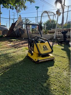 Wacker Neuson Plate Compactor — Brand New Honda GX160 Engine — Full Service Done