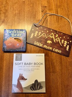 FREE- new baby books and decor