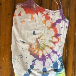 Tie Dye spaghetti strap size medium