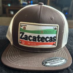 Used ZACATECAS  MEXICO  HAT MESH TRUCKER BROWN ADJUSTABLE