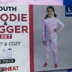 Girl’s Clothes - Hoodie And Jogger Set Pink 