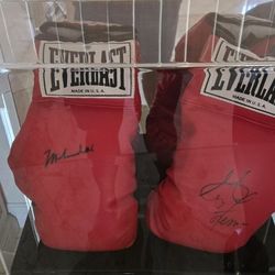 Mohammed Ali/George Foreman Autographed Boxing Gloves 