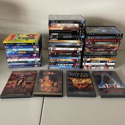 DVD Lot of 50 - Action, Comedy, Drama, Thriller, Horror, Family titles