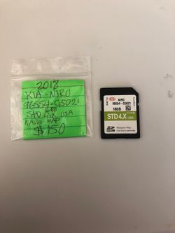 Kia niro SD card