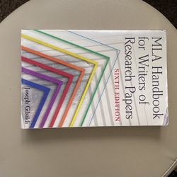 MLA Handgook For Writers Of Research Papers 6th Edition 