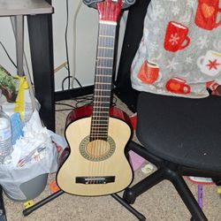 Nice Guitar W/stand