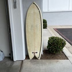 Twin Fin Surfboard 