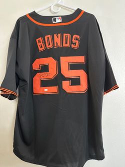 BARRY BONDS SIGNED SAN FRANCISCO GIANTS AUTOGRAPHED NIKE JERSEY w/COA - XL 15-01