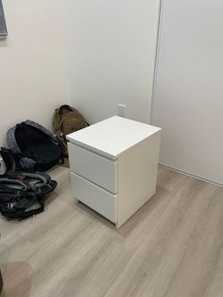 White Drawers