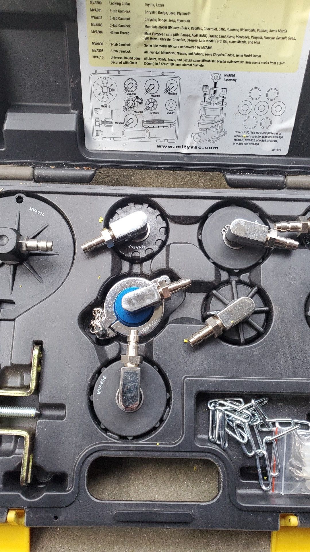 Pressure bleed adapter kit