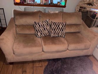 Furniture of America Sofa and Love set Tan