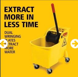 Rubbermaid Commercial Mop Bucket with Wringer