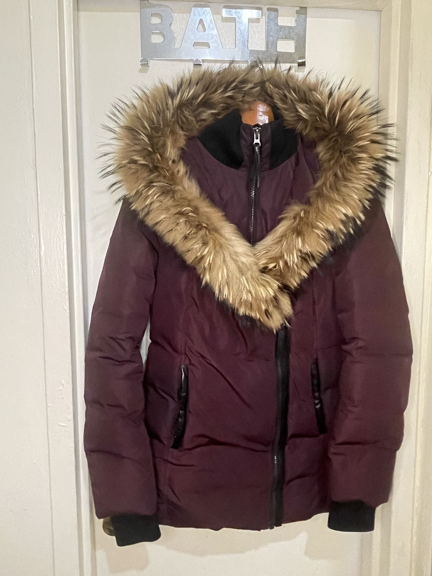 Burgundy mackage sale