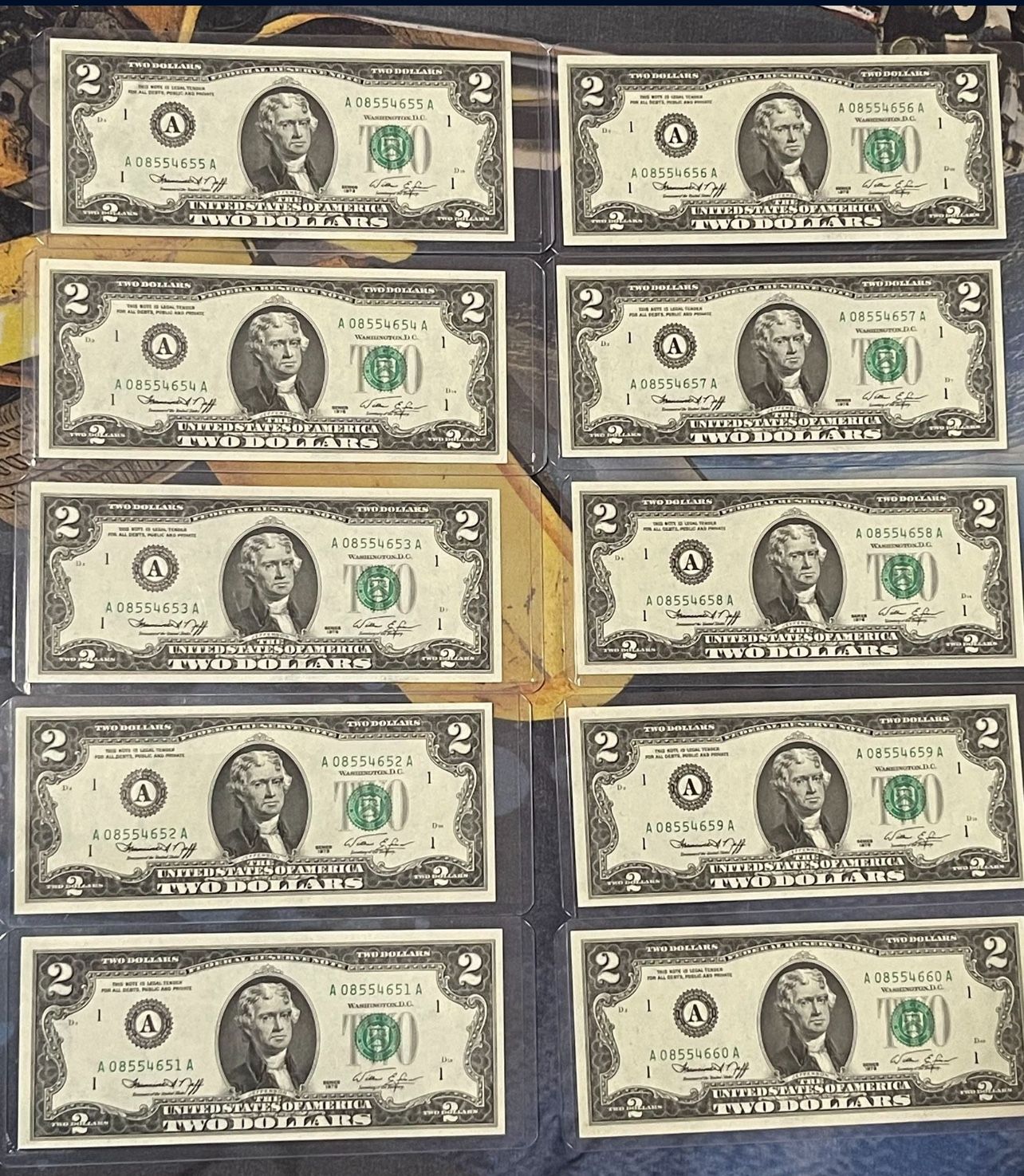 Billetes Consecutivos 1976