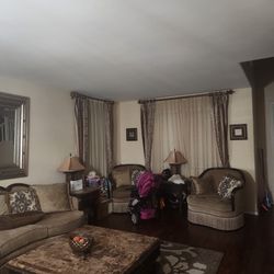 Luxury Sofa, Two Chairs, Coffee, Table 2 End Tables And One Sofa Table 