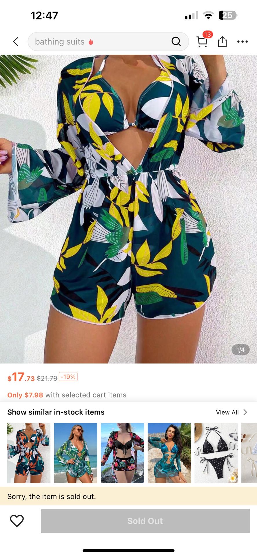 Bikini Set 3 Piece Large