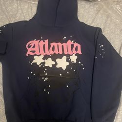Navy Blue Spider Hoodie (brand New) 