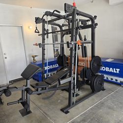 Smith Machine 2001 | Multi-Use Adj Bench | Gym Equipment | Fitness | Squat Rack | Excercise |🔴WEIGHTS AND BARBELL SOLD SEPARATELY 🔴 FREE DELIVERY 🚚