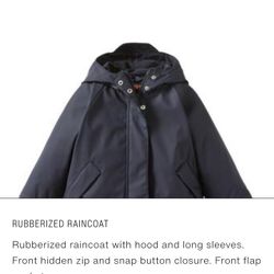 Zara Raincoat 4-5 Years Brand New 