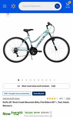 Purple Mountain Bike with Knobby Tires