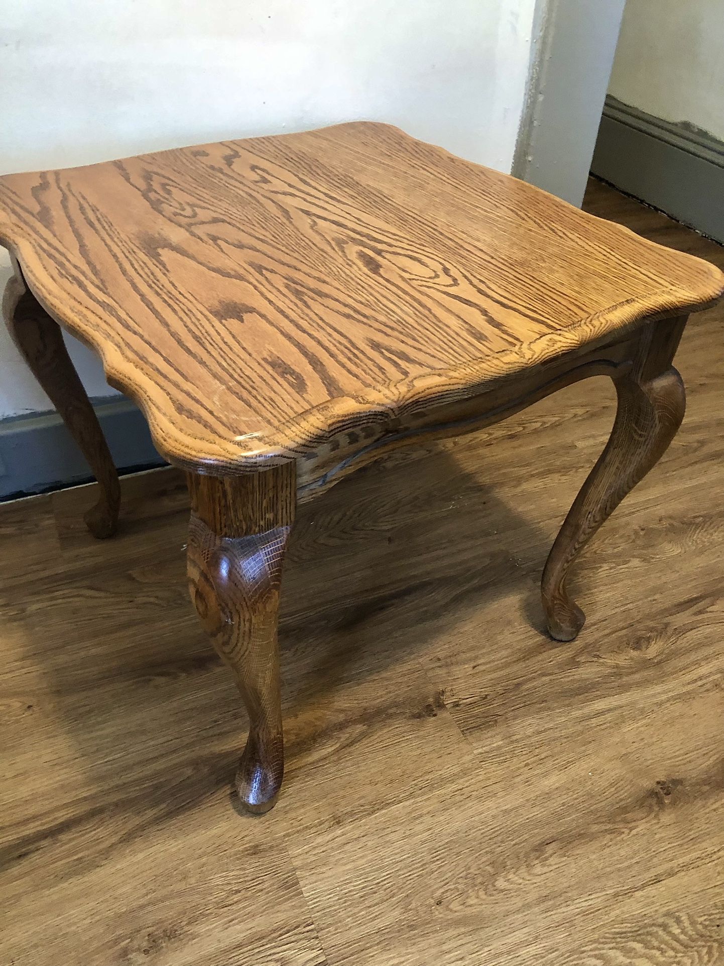 Oak End Table
