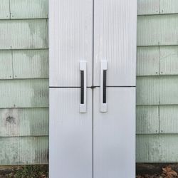 KETER 5 SHELF RESIN STORAGE CABINET 