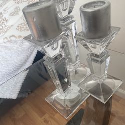 3 Candle Holders 