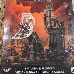 Warhammer Vox antenna and auspex shrine 