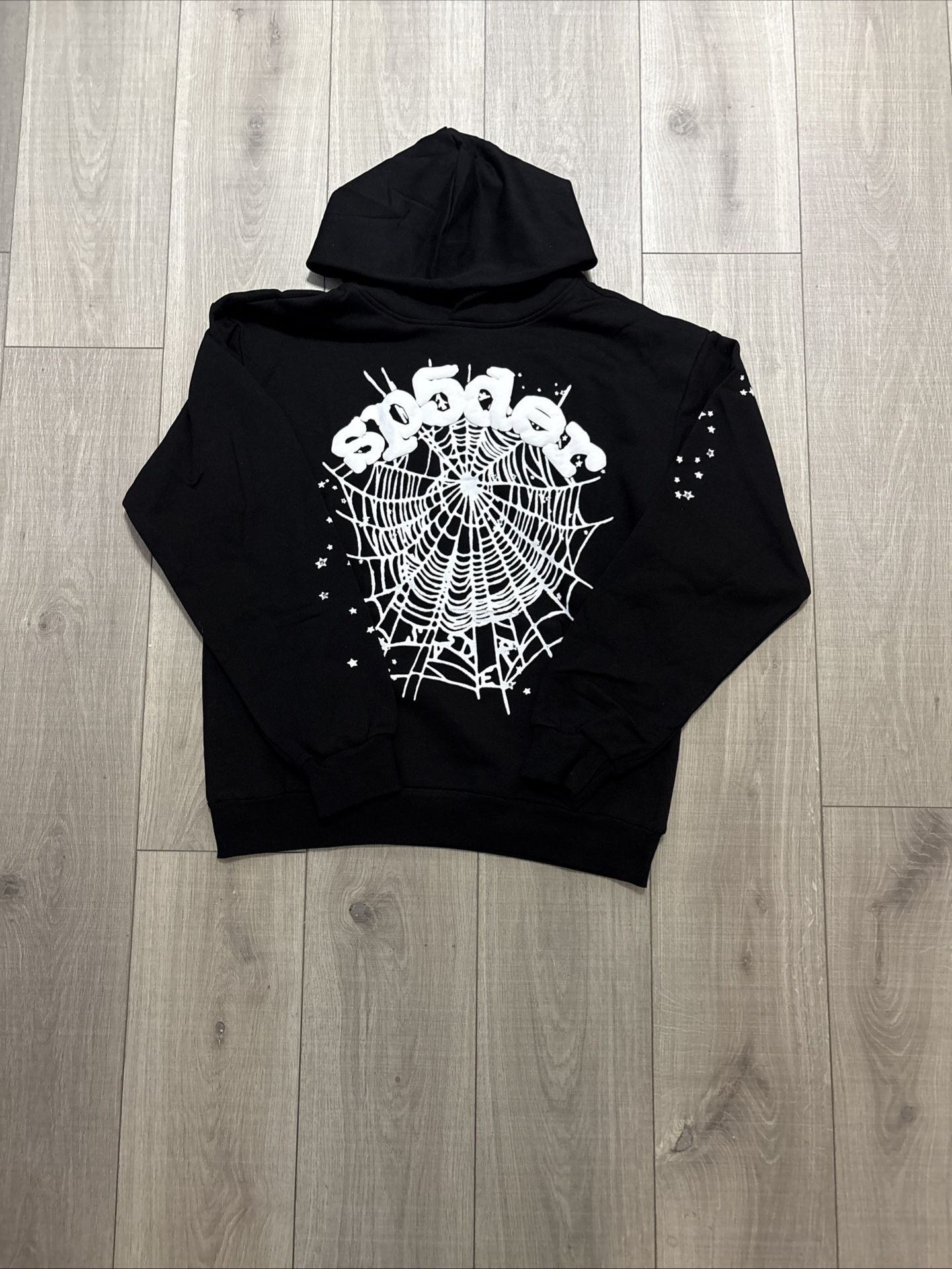 Spider Hoodie Black OG SIZE Large